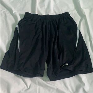 Black shorts with white stripes (unisex)